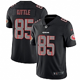 Nike 49ers 85 George Kittle Black Impact Rush Limited Jersey Dyin,baseball caps,new era cap wholesale,wholesale hats